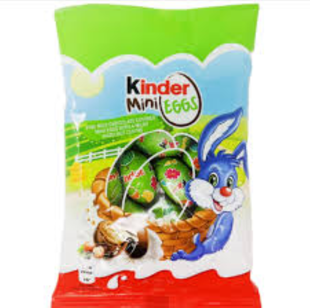 KINDER MINI EGGS CLIP STIP PS 75GM